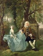 Thomas Gainsborough, Portrait of Mr and Mrs Carter of Bullingdon House